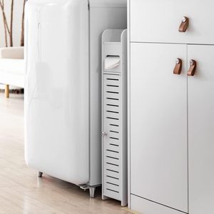 Stockage d'écart <span class=keywords><strong>de</strong></span> stockage <span class=keywords><strong>de</strong></span> papier toilette étanche adapté aux petites toilettes support <span class=keywords><strong>de</strong></span> rangement <span class=keywords><strong>de</strong></span> toilette multifonctionnel étagère réglable - Product Image 6
