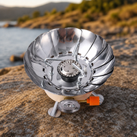 Réchaud de camping au butane portable OEM, pliable, coupe-vent, 2800W, pour pique-nique en extérieur, avec allumage, vente en gros