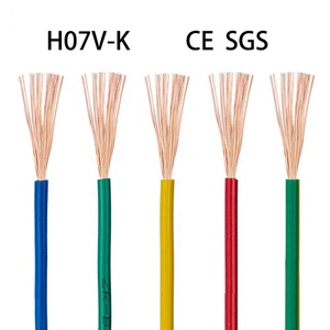 Venta al por mayor de fábrica Cable de carcasa de cobre de PVC de un solo núcleo Cable eléctrico de 1,5mm - Product Image 2
