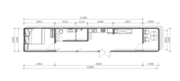 Maison conteneur maritime préfabriquée portable et modulaire, économique, de 20FT ou 40FT, avec 2, 3 ou 4 chambres et toilettes