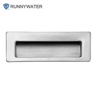 Manija Resistente para Puerta Corredera, Acero Inoxidable 304, Manijas Empotradas para Armario, Estilo Moderno, Tiradores para Gabinete, Perillas para Cajones en Negro Mate - Product Image 1