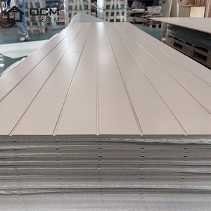 Pannello in Fibrocemento OCM 9*1200*3600mm VJ con Scanalatura Verticale, Rivestimento a Basso Mantenimento per Edifici Residenziali - Product Image 1