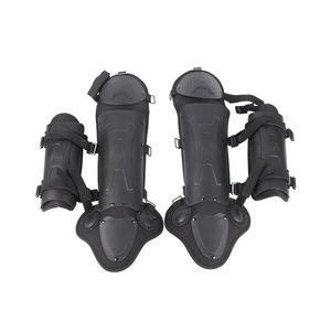 Protectores de Piernas Tipo H para Caballería, Material ABS Negro, Equipo de Protección y Seguridad - Product Image 5