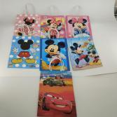 Cajas de Regalo de Papel para Fiestas de Cumpleaños para Niños de 2 a 4 Años, Impresión a 4 Colores, Temática de Mickey, Minnie y Cars - Product Image 1