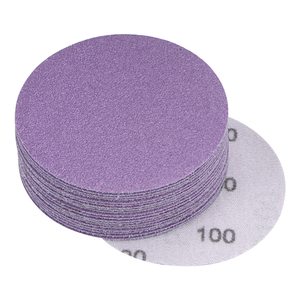 خطاف وحلقة ، قرص صنفرة من أكسيد الألومنيوم والسيراميك المقاوم للماء ، قرص صنفرة متوسط ناعم ، لتلميع الخشب والمعدن للسيارات - Product Image 6