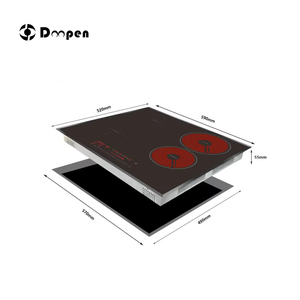 DoopenCustomizable 220V Four Burner <b>Ceramic</b> Infrared Cooker Electric Induction Hotpot for Home & Hotel Use Built-in Installation - Product Image 4