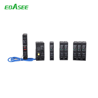 EBASEE Mini Minyatür Devre Kesiciler SİYAH 1p 2p 3p 4p 1~63A  4.5KA 6KA  C32 AC MCB
