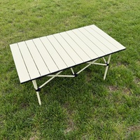 Table pliante portable d'extérieur, table pliante pour le jardin, le camping, les repas, les pique-niques