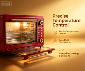 Multi-Function Pizza Bread Cake Baking Convection Toaster Oven Electric Household 22L Capacity for Restaurant Kitchen Home - Product Image 2