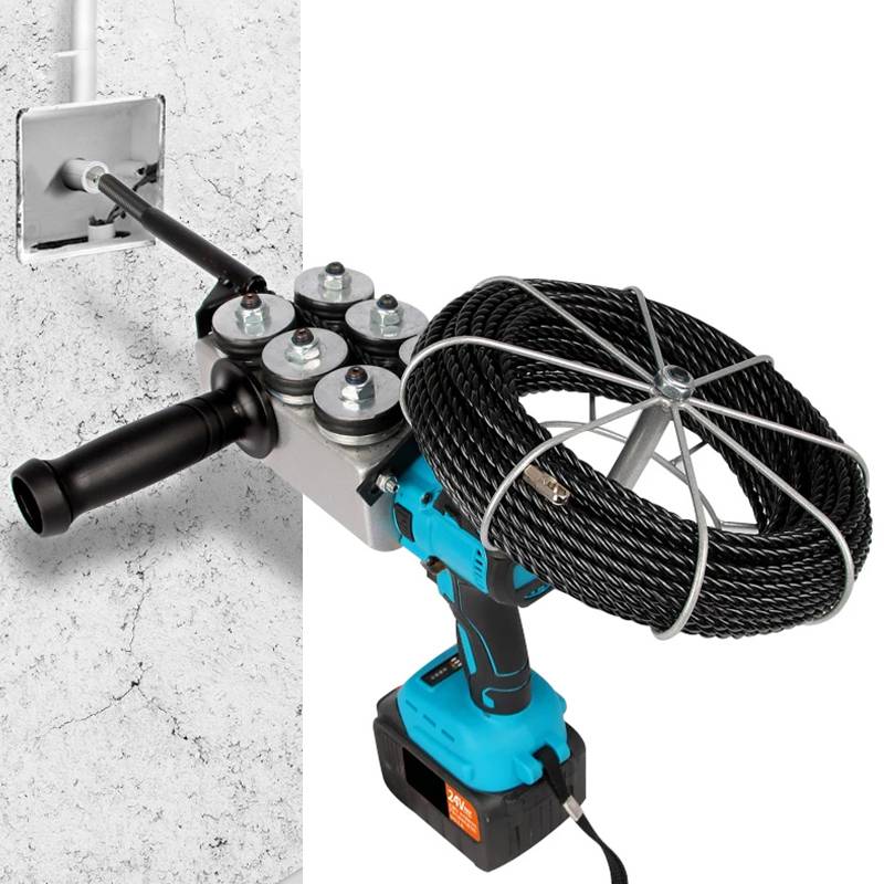 Автоматический Электрический Съемник сквозь стену, бесщеточная электрическая машина для связки, перезаряжаемая настенная Резьбовая машина для проволоки