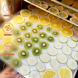 Tunnel commerciale antiaderente <span class=keywords><strong>grande</strong></span> foro frutta disidratatore/rete a nastro essiccatore essiccazione deidratante tappetini 2*3mm - Product Image 3