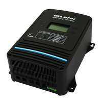 Les contrôleurs de charge M4880F Helios 80A 12V 24V48V MPPT prennent en charge la batterie SEL FLD AGM LifePo4 avec de bonnes performances