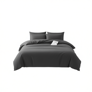 Set Copripiumino MENEMI 100% Poliestere 2 Pezzi Tinta Unita Semplice Biancheria da Letto con Federa - Product Image 1