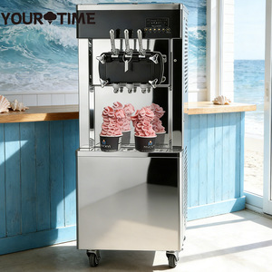 30Cups Continuous High-end Mirror Stainless <strong>Steel</strong> Ice Cream Machine Spaceman High Capacity Yogurt Pastry Custard Maker for <strong>Bar</strong> - Product Image 1