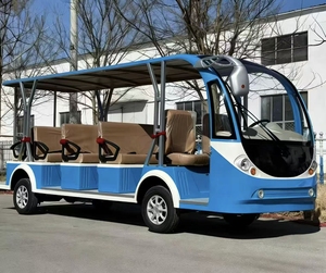 รถกอล์ฟไฟฟ้าคลาสสิคใหม่ สีสันปรับแต่งได้ เป็นมิตรกับสิ่งแวดล้อม สำหรับการท่องเที่ยว 4-17 ที่นั่ง - Product Image 6