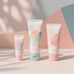 Tubo de Loción Corporal Blanqueadora Cosmética, Tubo de Crema Vacío, Tubo de Plástico con Tapa Abatible, Tubo Suave de 100 ml para Exfoliantes Corporales - Product Image 1