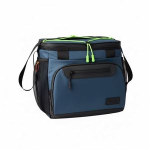 Custom Logo Waterproof Insulated Polyester Zipper Closure Large Capacity Picnic Lunch Cooler Bag - Product Image 2