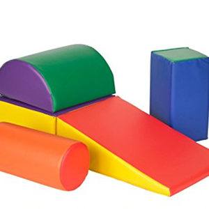 Jeu de blocs de <span class=keywords><strong>construction</strong></span>, jouet en mousse pour enfants, pièces d'assemblage souple et d'escalade, chenilles, pour tout-petits et pré-épilation, supermarché - Product Image 1