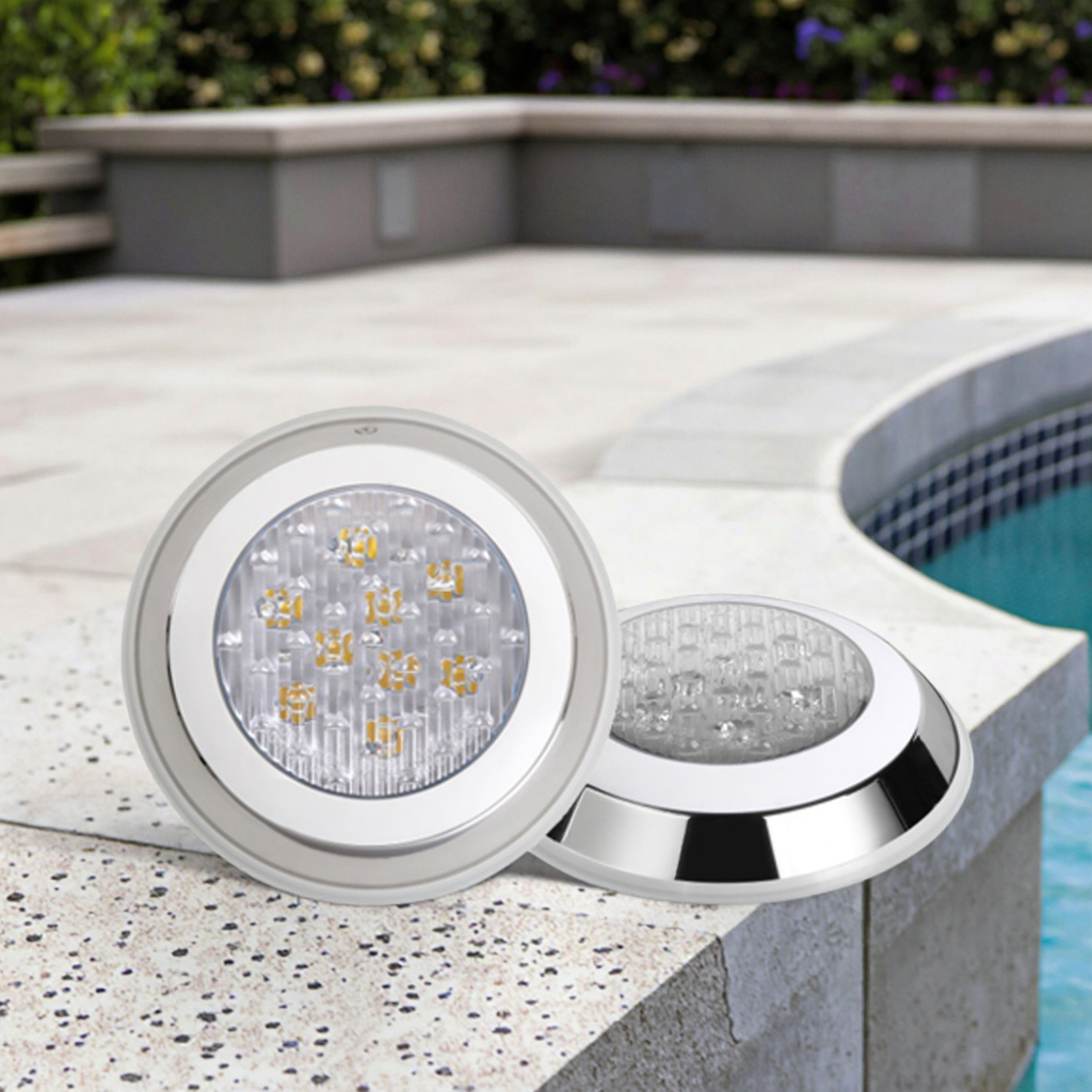 Factory Direct Stainless Steel Wall-Mounted LED Light Pool Energy Saving for Swimming Pool Use WM-SS230H