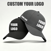 Gorras Ecológicas Sostenibles, Gorra de Béisbol de Algodón con Corte Láser, Ventilada y Ligera, Gorra de Béisbol Personalizada de 6 Paneles
