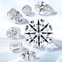IGI Sertifikalı 0.5ct 1ct 1.5ct 2ct 3ct 4ct 5ct 6ct Mükemmel Kesim HPHT CVD Laboratuvar Elması DEF Yuvarlak Kesimsiz Laboratuvarda Yetiştirilmiş Elmaslar