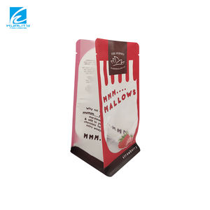 Bolsa de embalaje pequeña sellada con calor de PP transparente personalizada para galletas de chocolate horneadas y regalo de dulces Diseño de fuelle de 8 lados - Product Image 5