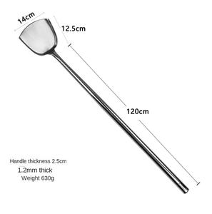 Cuillère à légumes longue en acier inoxydable DFU204 pour restaurant, cantine, usage commercial - Product Image 6