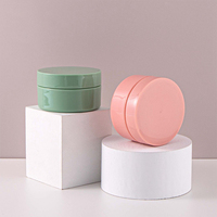 Nouvelle conception de pots en plastique PET de 5 oz, 6 oz, 8 oz avec couvercles pour crème de soin de la peau, contenants ronds de 100 ml, matériau de base PP, 30 ml