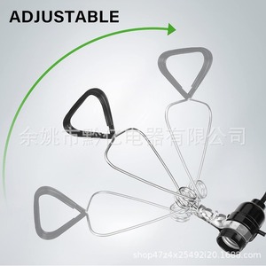 E27 Lamp Holder With Clamp Metal <b>Socket</b> Holder 25mm Aperture Indoor Use <b>Screw</b> Type 10A 250V Convenient Design - Product Image 5