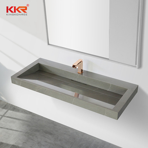 Lavabo Suspendu en Marbre Massif de Taille Personnalisée pour Projets de Salle de Bain - Product Image 6