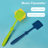 Tapette à mouches amusante et parlante personnalisable Swat en plastique antiparasitaire innovant avec haut-parleur intégré pour un usage domestique