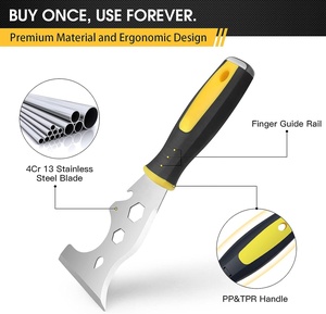 Chuyên Nghiệp 13-Trong-1 Thép Không Gỉ Sơn <span class=keywords><strong>Scraper</strong></span> Công Cụ Bao Gồm Sơn Con Lăn Và Thẳng <span class=keywords><strong>Scraper</strong></span> DIY Lớp - Product Image 2