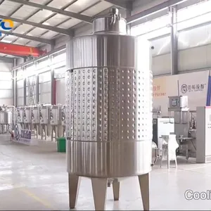 200l Wine Fermentation Tank Polished Finish Fermentation Tank 304 Stainless Steel Material Wine Tank