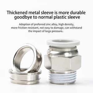 PL6-02/8-02右角度男性ねじ肘クイックコネクタ8mmホースプッシュフィッティングエアチューブインセット空気圧部品 - Product Image 4