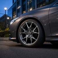 Jantes en alliage d'aluminium forgé chromé à 5 branches personnalisées, 18-20 pouces, performance, rétrofit/amélioration, compatibles avec Mercedes