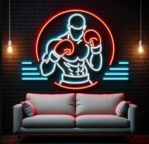 Vente en gros de lumière au néon UV LED <span class=keywords><strong>pour</strong></span> <span class=keywords><strong>homme</strong></span>, décoration murale bon marché, intérieur, fournitures de fête, enseigne au néon personnalisée <span class=keywords><strong>pour</strong></span> bar ouvert, salle de sport, enseigne au néon - Product Image 2