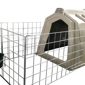 Livestock Reinforced Calf <strong>Cages</strong> Plastic Cattle Cow Hutches Calf House for Daily Farm Feeding Animals Calf Hutch with Fencing - Product Image 6