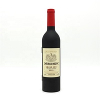 Premium voyage Portable 5 pièces bouteille vin en forme accessoires outil cadeau Kit bouchon tire-bouchon ouvre-bouchon aérateur verseur anneau d'égouttage