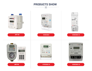 Jmao <span class=keywords><strong>LCD</strong></span> hiển thị điện mét 20 chữ số STS mã hóa RF/PLC mô-đun truyền thông nhà máy tích hợp thanh toán trước năng lượng mét - Product Image 2