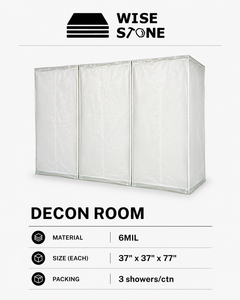 Carpa de Ducha Plegable de 3 Etapas de Alta Resistencia para Remediación de Asbesto y Moho - Product Image 3