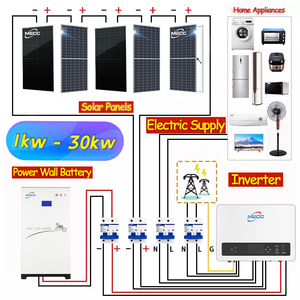 ชุดระบบพลังงานแสงอาทิตย์แบบครบชุด MECC รุ่นอัปเกรด 3KW 5KW 8KW 10KW พร้อมระบบไฮบริดแบบกำหนดเองและระบบกักเก็บพลังงาน MPPT - Product Image 1