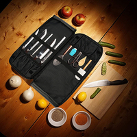 Sac de transport pour couteaux de chef personnalisé en usine, étui de rangement pour couteaux, sac à roulettes pour couteaux de voyage, sac à outils durable pour couteaux de chef