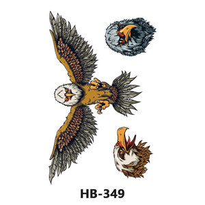 Autocollant de tatouage d'<span class=keywords><strong>aigle</strong></span> de haute qualité imperméable 3d corps tatouages temporaires de longue durée pour les hommes - Product Image 3