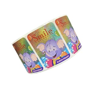 Pegatinas personalizadas de elefante con purpurina estelar, troqueladas irregularmente, autoadhesivas para equipaje, tazas y libros - Product Image 2