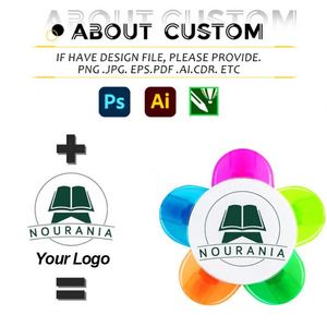 Custom Fluorescent Highlighter 5 Color Cute Flower Highlighter Marker Pens Customized Highlighter with Logo Gift Advertising - Product Image 3