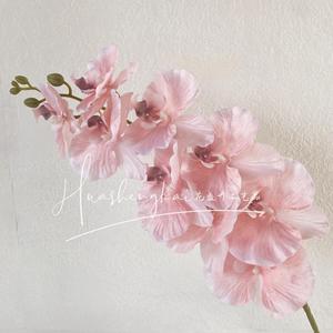 Phalaenopsis Orchid Artificial <b>Flower</b> <b>Single</b> Stem Silk High Simulation Wedding Home Decor Photography Props - Product Image 3