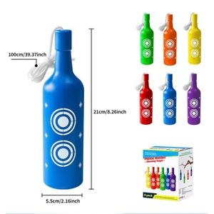 Paquete de 6 Botellas de Plástico Resistentes a Impactos con Cuerda para Colgar, 6 Objetivos para Práctica de Tiro en Interiores y Exteriores - Product Image 3