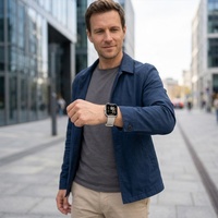 Reloj Inteligente S399 con GPS, Pantalla AMOLED de 1.85 Pulgadas, Llamadas por Bluetooth, Resistente al Agua 3ATM, Rastreador Deportivo, Relojes Inteligentes Personalizados, Directo de Fábrica