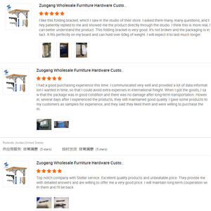 Zuogang toptan billy katlanır masa raf siyah Metal sabit raf braketi Metal duvara monte katlanabilir braket - Product Image 5