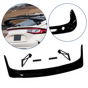 2023 nuovi accessori Auto rilasciati ABS in fibra di carbonio tipo R Style posteriore tronco Spoiler ala per Honda <span class=keywords><strong>Civic</strong></span> Hatchback 11th Gen <span class=keywords><strong>2022</strong></span> - Product Image 1